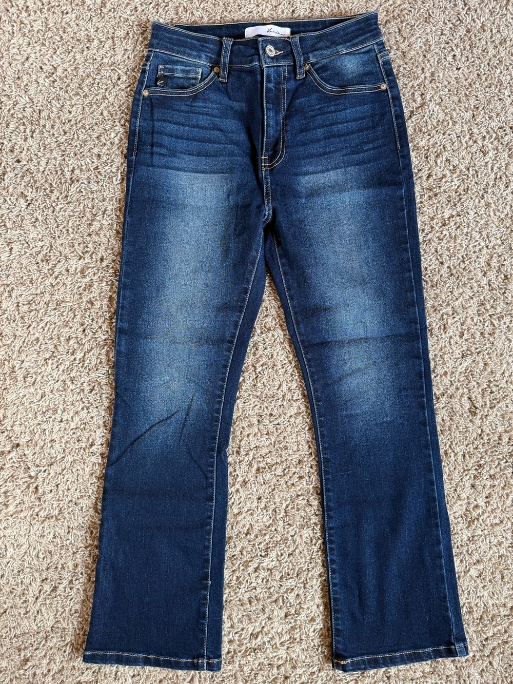 Kancan cropped boot ankle jeans